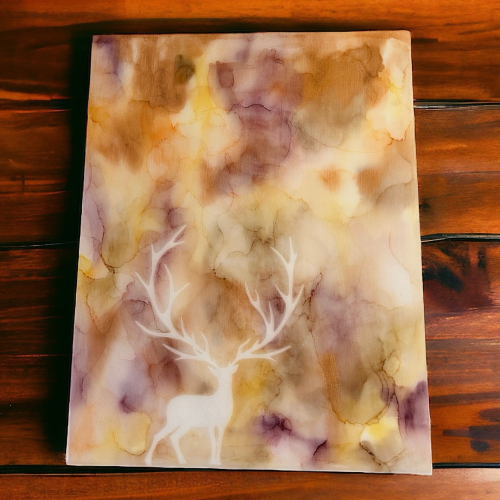 Abstract Elk Wood Art